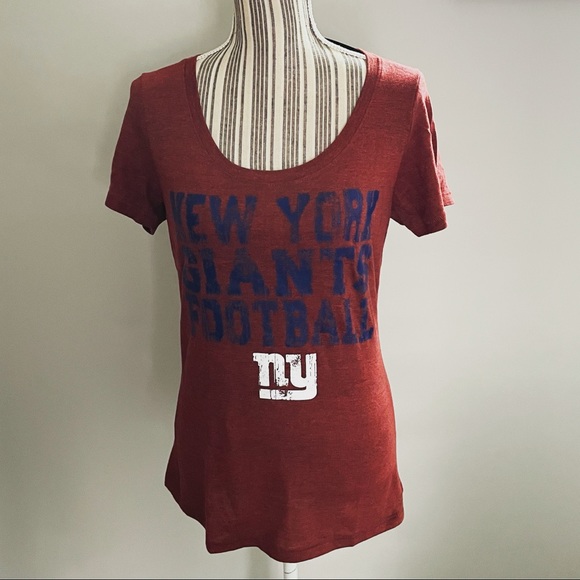 NY Giants Women's T-Shirt SZ M - Picture 1 of 8
